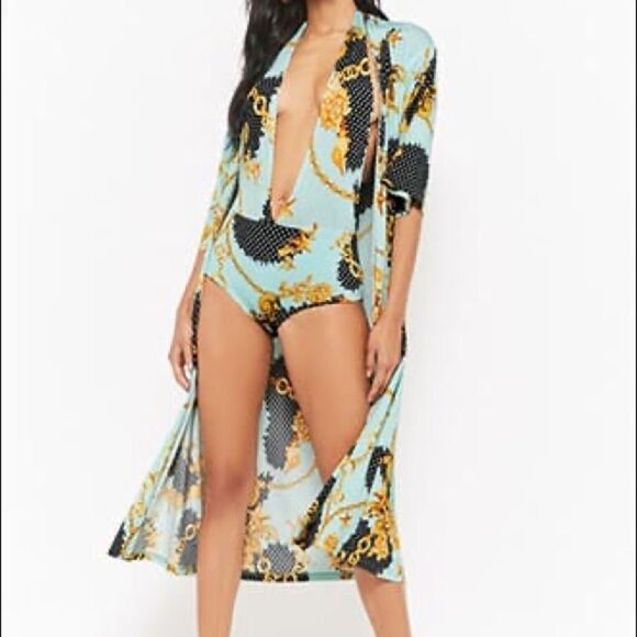 Baroque Sea One-Piece Swimsuit - Picture 2 of 2